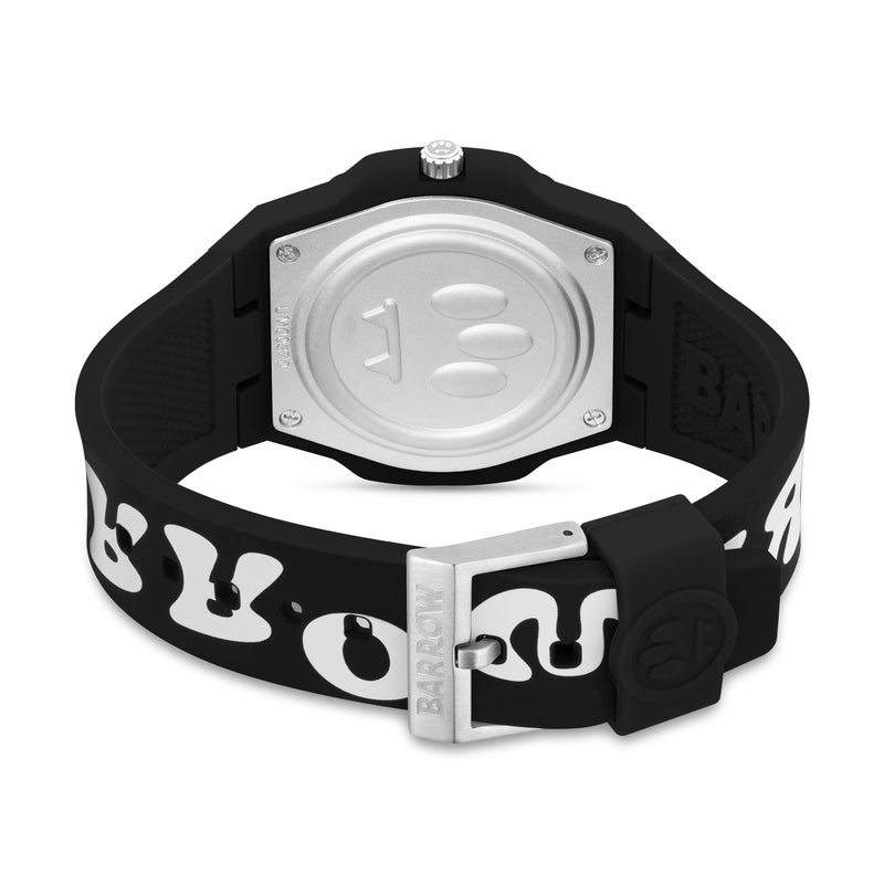 Barrow BWW00370 Black Dial Silicone Strap Watch for Unisex, 48mm - Image 3